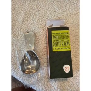 Master Collection Stainless Steel Coffee Scoop 2 Tablespoon Polished Finish